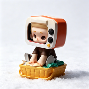 Figura Chibi de TV Retro, Juguete Artístico de Diseño Moderno, Mini Muñeca Coleccionable, Decoración para el Hogar, Regalo de Cumpleaños - Product Image 2