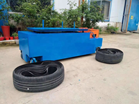 Machine de pyrolyse des pneus usagés pour doubler et tripler les pneus pour produire des pneus triples