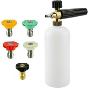 High <b>Pressure</b> Foam <b>Sprayer</b> Bottle With 5 Nozzles For Car Cleaning And Degreasing Plastic Material - Product Image 1