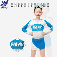 Uniforme de cheerleading OEM ODM, robe All Star à dos croisé, haute élasticité, impression par transfert thermique à l'encre italienne sans décoloration, spandex