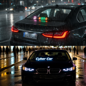 Xe tải Devil Eyes <span class=keywords><strong>Red</strong></span> nhựa <span class=keywords><strong>LED</strong></span> lập trình hiệu ứng ánh sáng mô hình năng động trong nhà ứng dụng điều khiển chiếu sáng logo - Product Image 2