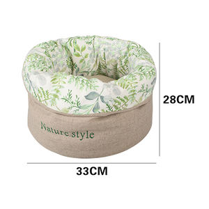 Cama Redonda Portátil para Perros y Gatos, Estilo Natural, Forma de Barril, Venta al Por Mayor del Fabricante - Product Image 5