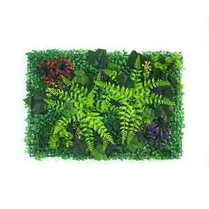 Decorazioni Moderne di Lusso con Parete di Piante Verdi Simulate, <span class=keywords><strong>Sfondo</strong></span> di Fiori Artificiali in Plastica per Centri Commerciali e Matrimoni - Product Image 6