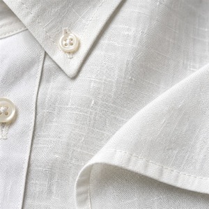 100% <strong>Linen</strong> <strong>Men's</strong> Summer Formal Long Sleeve Casual Button-Up Shirt with Yarn Dyed Breathable Pocket ODM/OEM Supported - Product Image 4