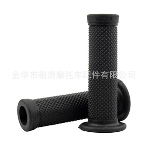 Zuqing Motorcycle Handlebar Grips Black Rubber Anti Slip For Tanli Bike TL101 - Product Image 4