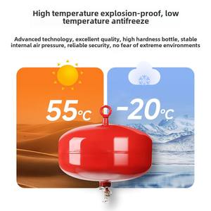 อุปกรณ์ดับเพลิงอัตโนมัติผงแห้งละเอียดพิเศษ4กก. แบบแขวนควบคุมอุณหภูมิแบบแขวน - Product Image 5