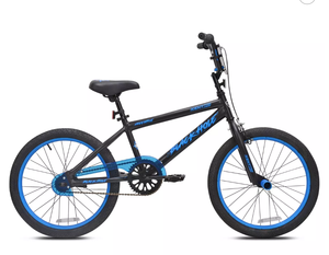 Vélo BMX pour enfants de <span class=keywords><strong>20</strong></span> <span class=keywords><strong>pouces</strong></span>, pour garçons de 5 à 8 ans, vitesse unique, roues d'apprentissage, pneus pneumatiques, fourche en acier, frein, ligne de frein <span class=keywords><strong>pas</strong></span> chère - Product Image 1