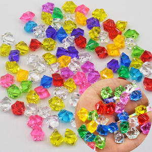 아크릴 보석 크리스탈 가짜 다이아몬드 가짜 얼음 큐브 가짜 명확한 바위 꽃병 필러, 생일 웨딩 장식 호의 - Product Image 5