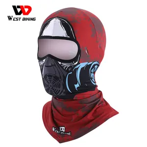 WEST BIKING vendita calda ICE Silk protezione solare copricapo maschera protezione solare traspirante ciclismo sport maschera integrale