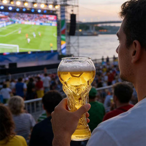 Vaso de Cerveza Desechable de Plástico Resistente al Agua, sin BPA, en Forma de Copa, para Cerveza Artesanal, Uso en Exteriores - Product Image 6