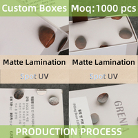 Boîte d'emballage personnalisée pour café, plateau tiroir en kraft pour capsules, suppléments et probiotiques avec impression de logo pour marques de détail