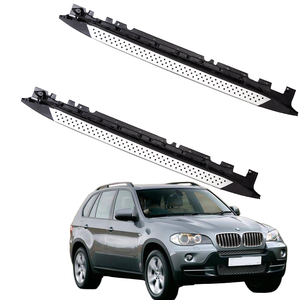 JOESHIER <b>Pedal</b> Type <b>Car</b> Accessories Side Steps SUV Running Board BMW X5 E70 2007-2013 Aluminium Alloy Protection Luxury - Product Image 2