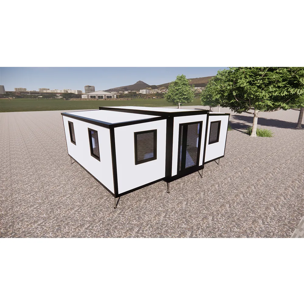 Zelfstandig Huis Met 4 Slaapkamers: Luxe Beweegbare Geprefabriceerde Containerontwerpideeën