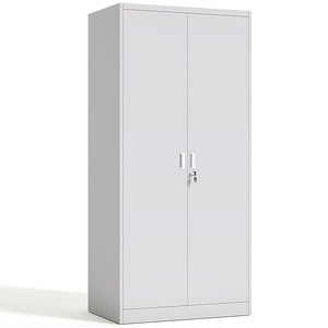<span class=keywords><strong>Armoire</strong></span> de rangement métallique en acier à 2 portes verrouillables au design moderne, <span class=keywords><strong>4</strong></span> étagères réglables, écologique, vente en gros - Product Image 1
