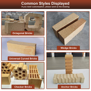 Fábrica al por mayor horno ladrillos refractarios SK32 SK34 ladrillo de arcilla de fuego para horno de túnel - Product Image 3