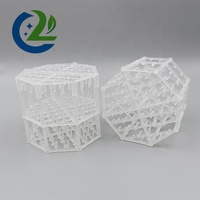 Q-Pack en plastique de coupe moulé par injection de 95mm PVC CPVC de qualité industrielle dispositif de biotraitement de décapage à l'air