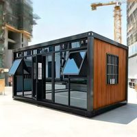 Maison préfabriquée en conteneur Mxq - Bureau temporaire, dortoir pour travailleurs, hébergement touristique, installation rapide, conception modulaire