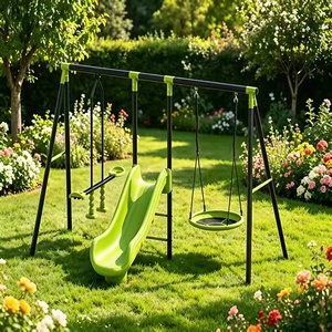 Adecuado para columpios de exterior de alta calidad con múltiples asientos para jardines y hogares - Product Image 6