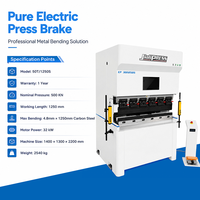 Prensa Plegadora Eléctrica de Doble Servo de 50T y 1250mm, de Bajo Consumo y Mantenimiento, Compacta, para Fabricación de Chapa de Acero al Carbono