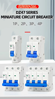 Disyuntor en miniatura Mingtuo 240 10A 125A Tipo magnético térmico 4.5kA/6kA Capacidad de ruptura V AC 1P-4P Certificado CCC