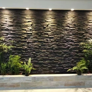 PU linh tinh đá Dải tấm Tường fauxs đá trang trí nền mới loại bên ngoài văn hóa tường - Product Image 1