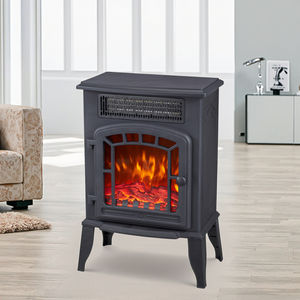 Calentador de aire de llama 3D de calentamiento rápido de 1000W/2000W, <span class=keywords><strong>chimenea</strong></span> <span class=keywords><strong>eléctrica</strong></span> independiente, <span class=keywords><strong>estufa</strong></span> superior de 3 elementos para el hogar al aire libre - Product Image 6