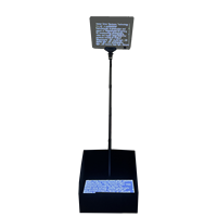 Monitor Plegable Autoinvertible de 24 Pulgadas Marca Simar, Pantalla para Escenario, Teleprompter para Conferencias Presidenciales, Discursos y Reuniones en Venta
