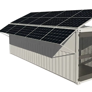 Solar Mobile Container-Hybrid Portable Solar System Lithium Ion Battery Customizable Power Mounting Pure Sine Wave Inverter - Product Image 1
