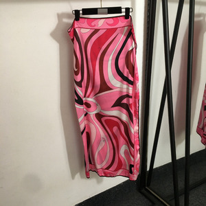 Conjunto de traje de baño de 2 piezas para mujer, traje de baño de una pieza con estampado retro y falda para la playa, para vacaciones de verano - Product Image 4