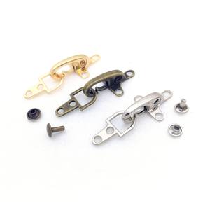 Boucle en métal pour veste, décoration cousue à la main, boucle à crochet en alliage de zinc, accessoires pour manteau en laine et sacs à vêtements - Product Image 6