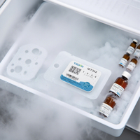 Indicateur de température amélioré IDT302 avec alarme LED pour chaîne du froid et étiquette thermique