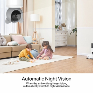 Monitor de Bebé WiFi Tuya 1080p con Giro e Inclinación de 355°, Audio Bidireccional, Visión Nocturna y Canciones de Cuna Relajantes, 20h de Autonomía - Product Image 5