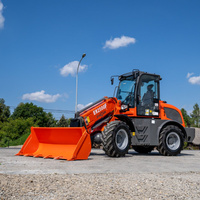 Nouvelle Chargeuse sur Pneus Télescopique Mini Everun ER2500F CE 2,5 Tonnes avec Godet Frontal pour Neige, à Vendre en Chine