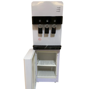 Standing Water Dispenser Hot Cold Warm White Electric Plastic <b>Top</b> <b>Load</b> 33x34x98cm Office Home Use - Product Image 1