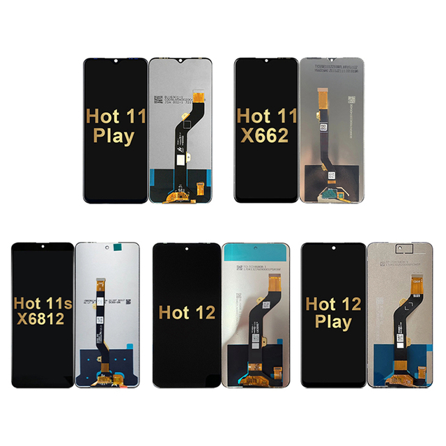 Lcds Replacement Display for Infinix Hot 8 9 10s 11s 12i 20 Play 5G NFC Touch Screen Digitizer Assembly