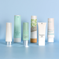 Le plus récent tube de récipient de bâton de protection solaire vide en plastique de couleur personnalisée de 30ml 60ml 100ml avec bouchon à vis pour la crème et la crème pour les yeux