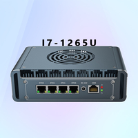 4 Intel 2.5g Lan Pfsense Opnsense 12. Nesil Core I3 1215U I5 1235U I7 13620H G31F DDR4 Fan Soğutuculu 4 Lan Güvenlik Duvarı Mini Bilgisayar
