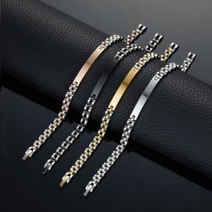 Nouvelle montre bracelet en acier inoxydable à la mode, plaqué or PVD classique, idéale pour les mariages et les fêtes - Product Image 3