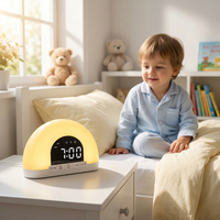 Réveil de Table Premium Sunrise avec Lumière de Réveil de Précision, Lampe d'Ambiance à Lumière Douce et Élégante, Fonction Snooze Fiable, Nouveau