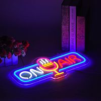 Live on Air LED Neon Light Signs IP65 Acrylique Mur Oeuvre pour Bar Maison Chambre Homme Cave Bureau Hôtel Pub Café Décor