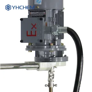 YFR श्रृंखला 10L20L30L50L100L150L उच्च गुणवत्ता क्रिस्टलीकरण ग्लास रिएक्टर सरगर्मी मोटर के साथ