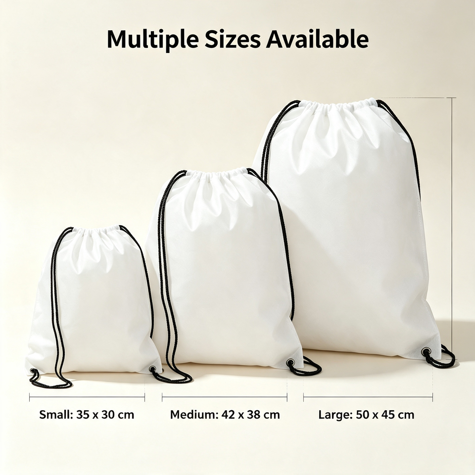 Reusable Non Woven Drawstring Bag Wholesale Custom Printed Logo ...