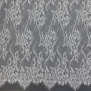 Erkoumi Tùy Chỉnh Màu Sắc Pháp Guipure Căng Lông Mi Ren Biên Giới Chantilly Ren Vải Cho Sexy Ngủ Bộ Đảng Mặc Tay Áo - Product Image 2