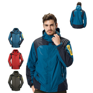 Mới Nhất Phổ Biến Đồng Bằng Dài Tay Áo Thể Thao Thoáng Khí Chạy Không Thấm Nước Đi Bộ Đường Dài Đầy Đủ Zip Áo Gió Softshell Áo Khoác Cho Nam Giới - Product Image 1