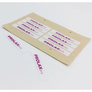 Panneau autocollant en PMMA de 1 mm d'épaisseur, impression sérigraphique, revêtement couleur Pantone avec adhésif au dos - Product Image 2