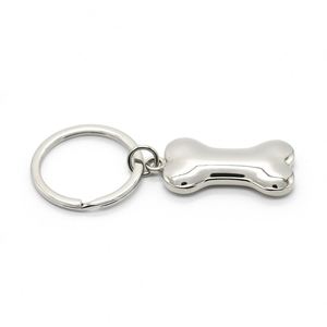 Llavero Personalizado de Aleación de Zinc con Baño de Níquel, Bajo MOQ, Diseño 3D de Hueso de Perro, Anillo Metálico para Llaves - Product Image 5