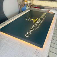Enseigne lumineuse LED personnalisée 3D avec lettres logo pour publicité et signalisation directionnelle pour spa commercial