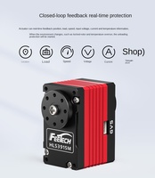 FEETECH HLS3915M 12V 14kg.cm Servo Bus Serial TTL 360 °   Encoder Magnetik Tanpa Inti Poros Ganda Servo Cerdas Tangan Pintar