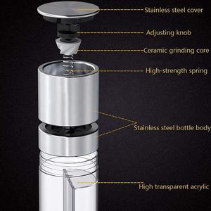 <span class=keywords><strong>Moulin</strong></span> <span class=keywords><strong>à</strong></span> <span class=keywords><strong>poivre</strong></span> et sel 2 en 1 en acier inoxydable, avec <span class=keywords><strong>mécanisme</strong></span> de réglage, vente en gros, Premium, g - Product Image 4