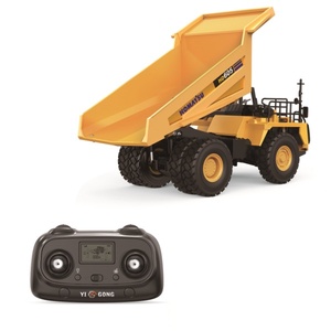 New YIGONG 475/605 Mini Excavator 1/50 Electric Excavator Simulation Model with Lighting System Desktop Remote <b>Control</b> Excavator - Product Image 3